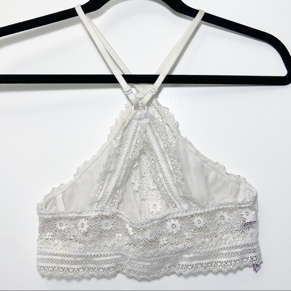 Victoria’s Secret Lace High-Neck Halter Triangle Bralette Small - Picture 4 of 11